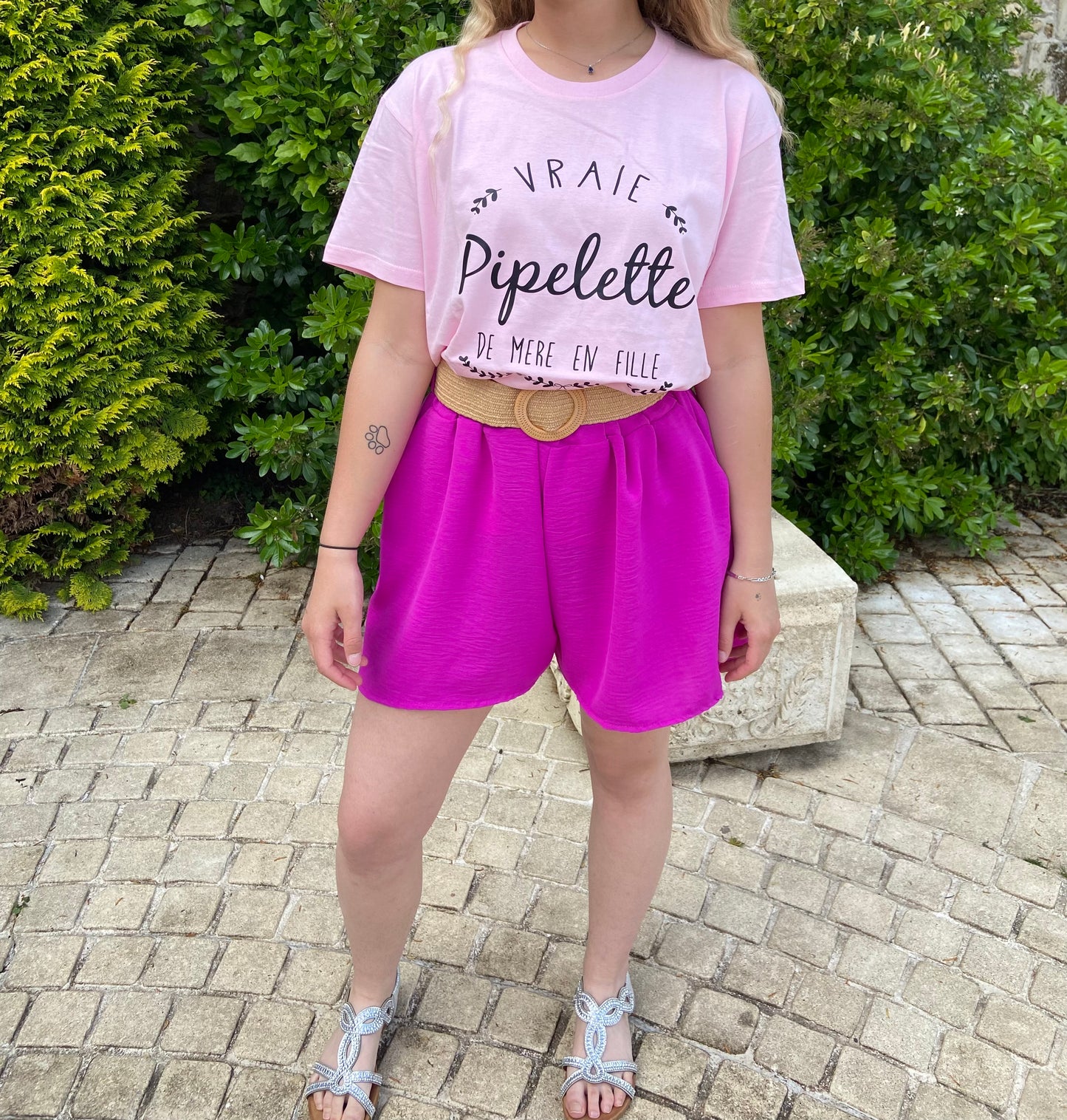 T shirt maman rose
