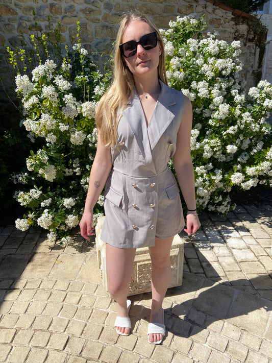 Combishort taupe